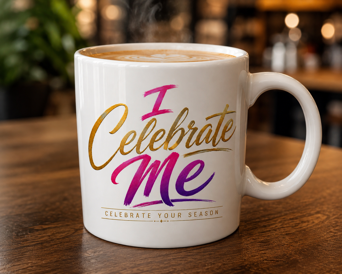 I Celebrate Me mug
